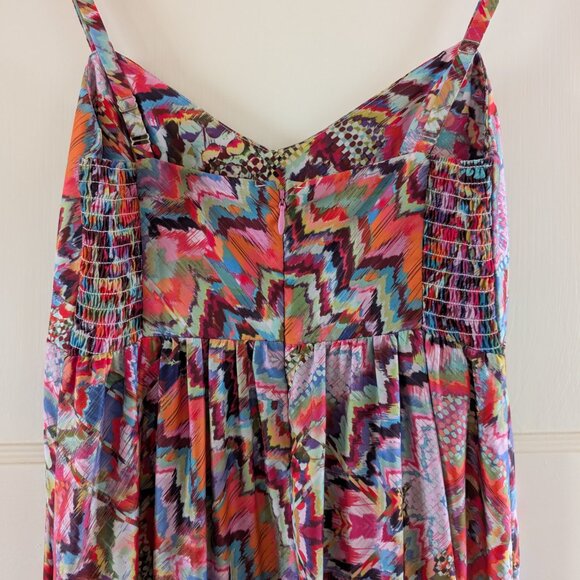 Felicity & Coco Colorful Maxi Dress, Size SP - Picture 2 of 5